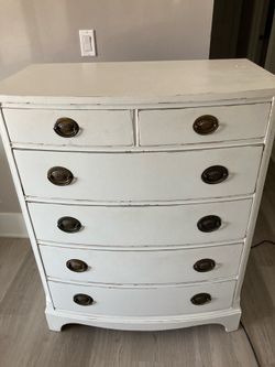 Solid wood refurbished dresser