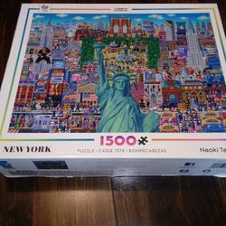 Jigsaw Puzzle 1500, Ceaco, Naoki Tanaka: New York