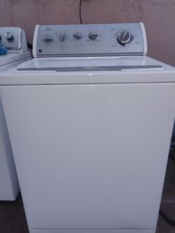 WHIRLPOOL WASHER SILVER TOP