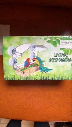 window  bird feeder