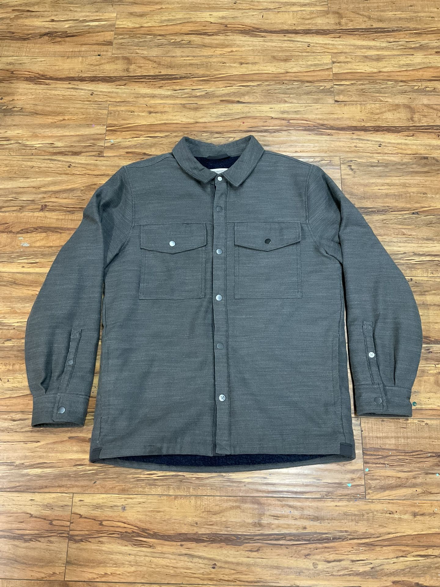Medium REI Cooperative heavyweight Shepherd lined Button Up Shirt / Jacket