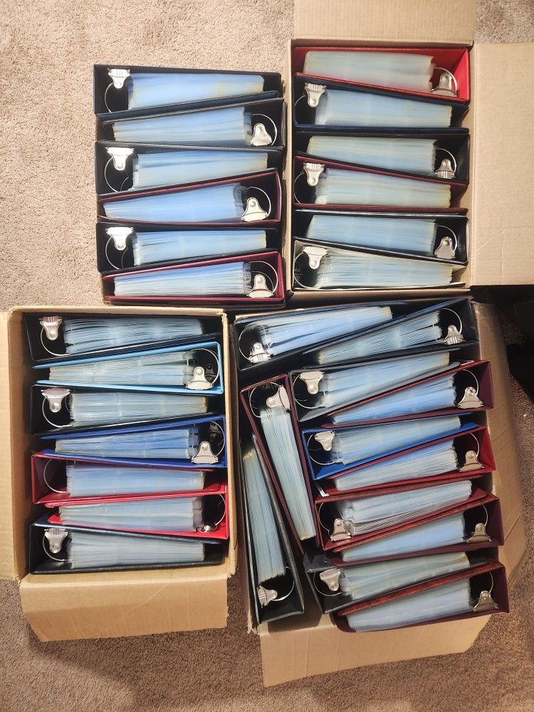 Used Baseball Card Binders With Pages