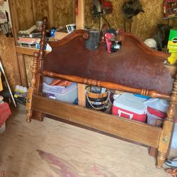Queen Bed - Headboard, Footboard And Frame