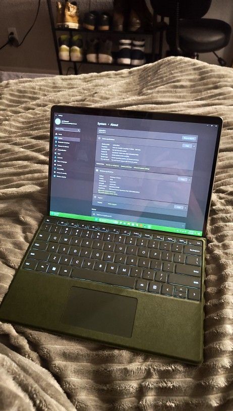 Surface Pro 9 I7 16gb Forest Green