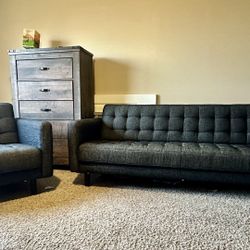 couch and chair set
