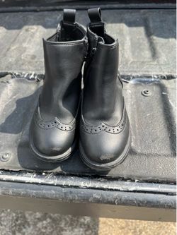 Black Girls Boots Size 9
