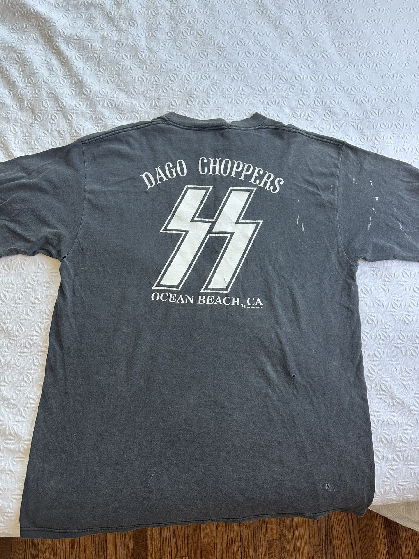 Vintage 1985 Dago Choppers Motorcycle Shirt