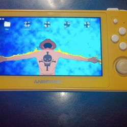 Anbernic Rg505 Yellow Gaming Handheld 