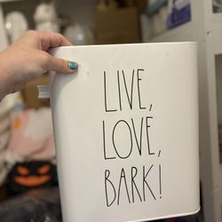 rae Dunn Dog Food Holder 