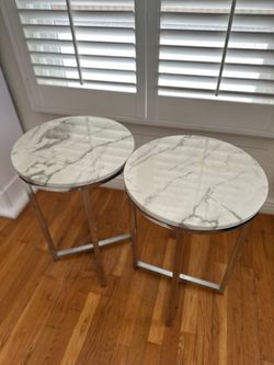 2 side tables for $40
