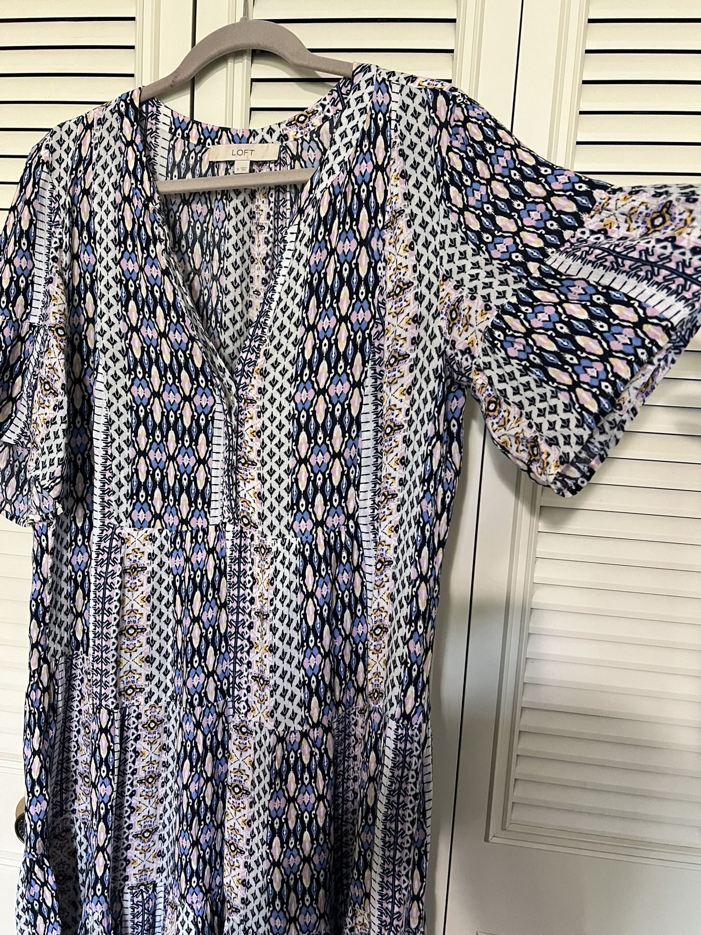 Loft Flutter Dress