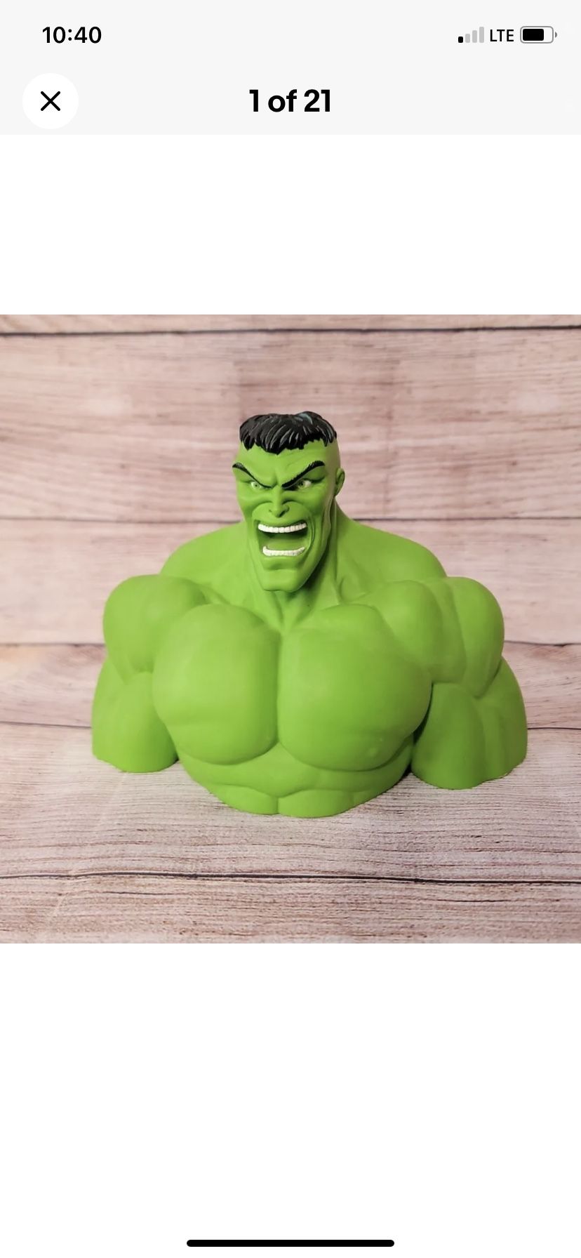 Incredible Hulk Bust Statue
