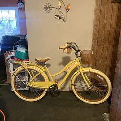 Yellow Cruiser Bike