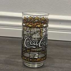 Vintage Coke Cola Jack In The Box Glass