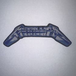 METALLICA,  BLUE, SEW ON WOVEN PATCH