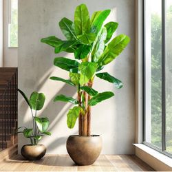 Erimda 8.2ft Artificial Banana Tree Plant