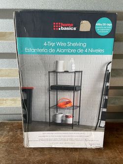 Home Basics 4-Tier Wire Shelving Unit
