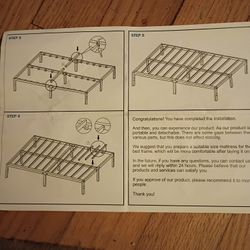 Full Size, Heavy Duty Bed Frame 