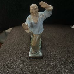 Kung Fu Master Sensei Mudman Figurine Ceramic Karate Tai Chi