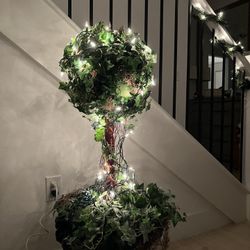 Holiday Tree/ Christmas Tree/ Topiary/ Outdoor or Indoor Faux Tree in time for the Holiday