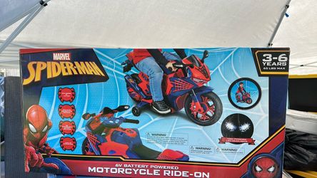 Marvel Spider-Man 6V Battery Powered Motorcycle Ride-On