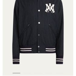 AMIRI Men's MA Hollywood Pinstripe Bomber Jacket