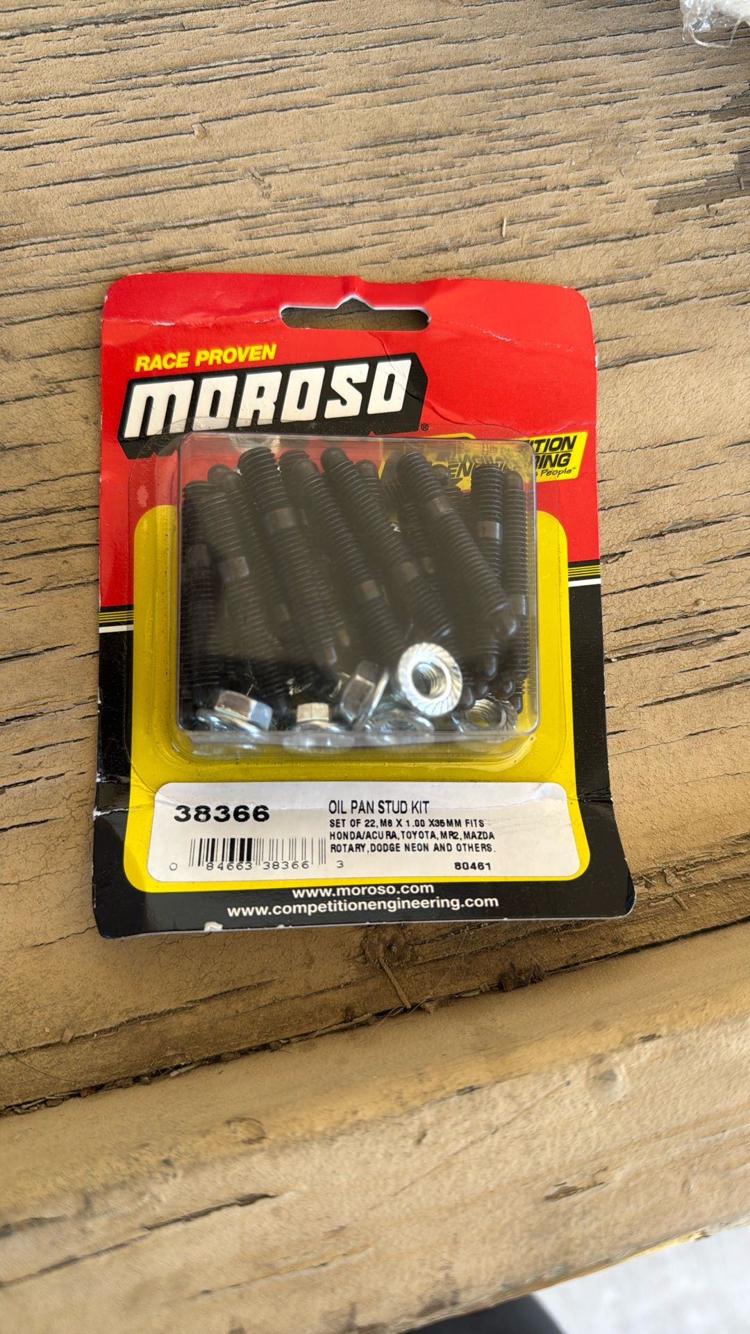 Moroso Oil Pan Stud Kit 