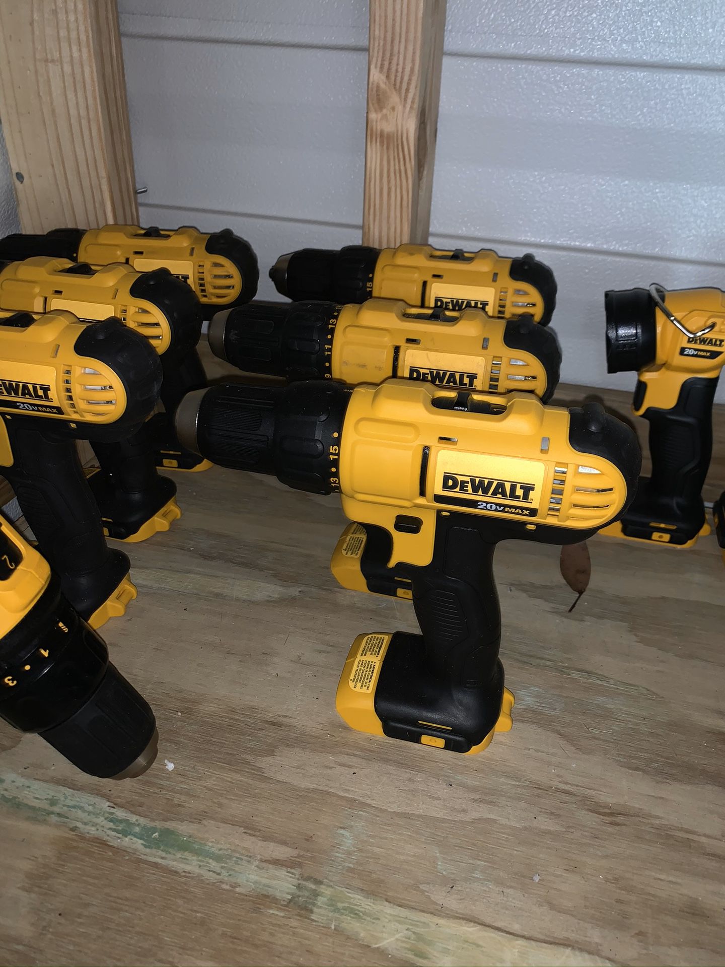 Brand new dewalt 1/2 drill drivers no batteries no charger firm price 40 each