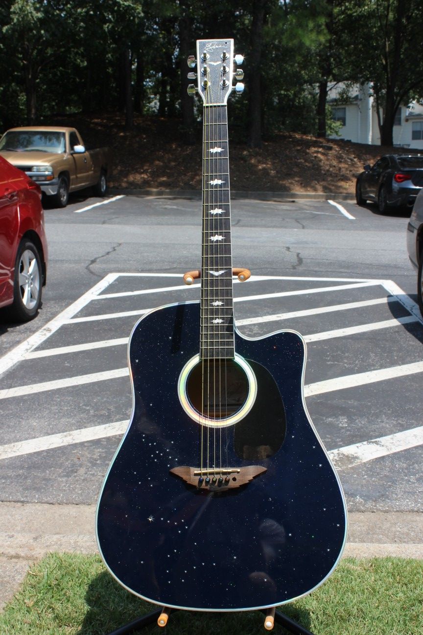 Esteban Celestial Night Acoustic Electric Guitar