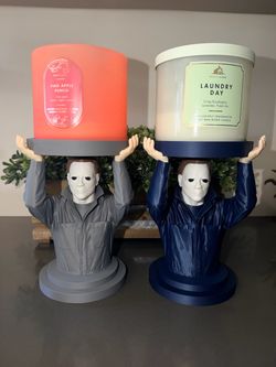 Michael Meyers 3 wick candle holders