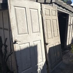 FREE DOORS, x2! 78 tall 36 wide