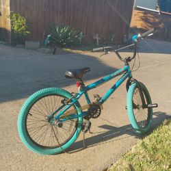 20" Turquoise BMX Bike 