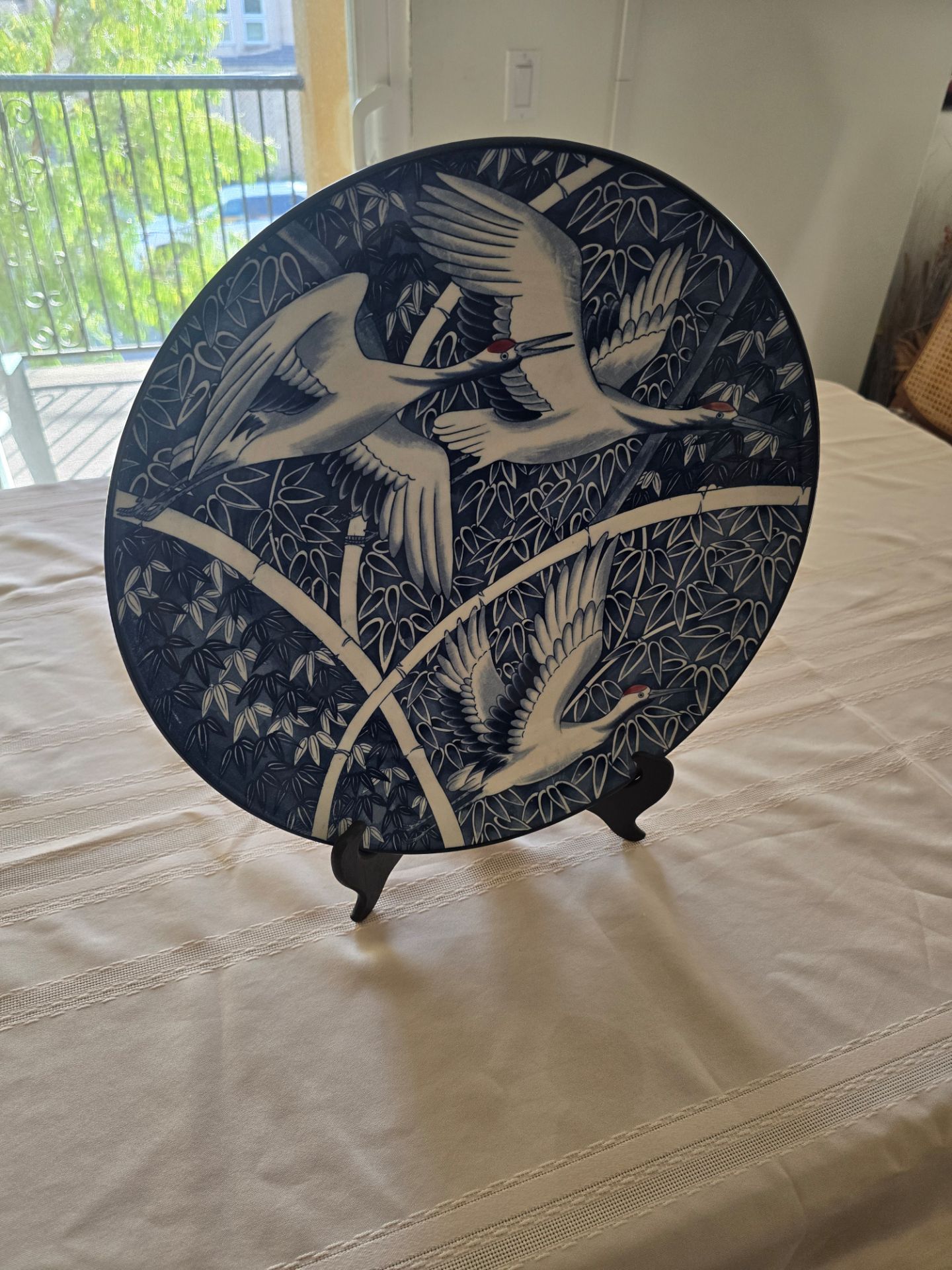 Vintage Japanese porcelain plate