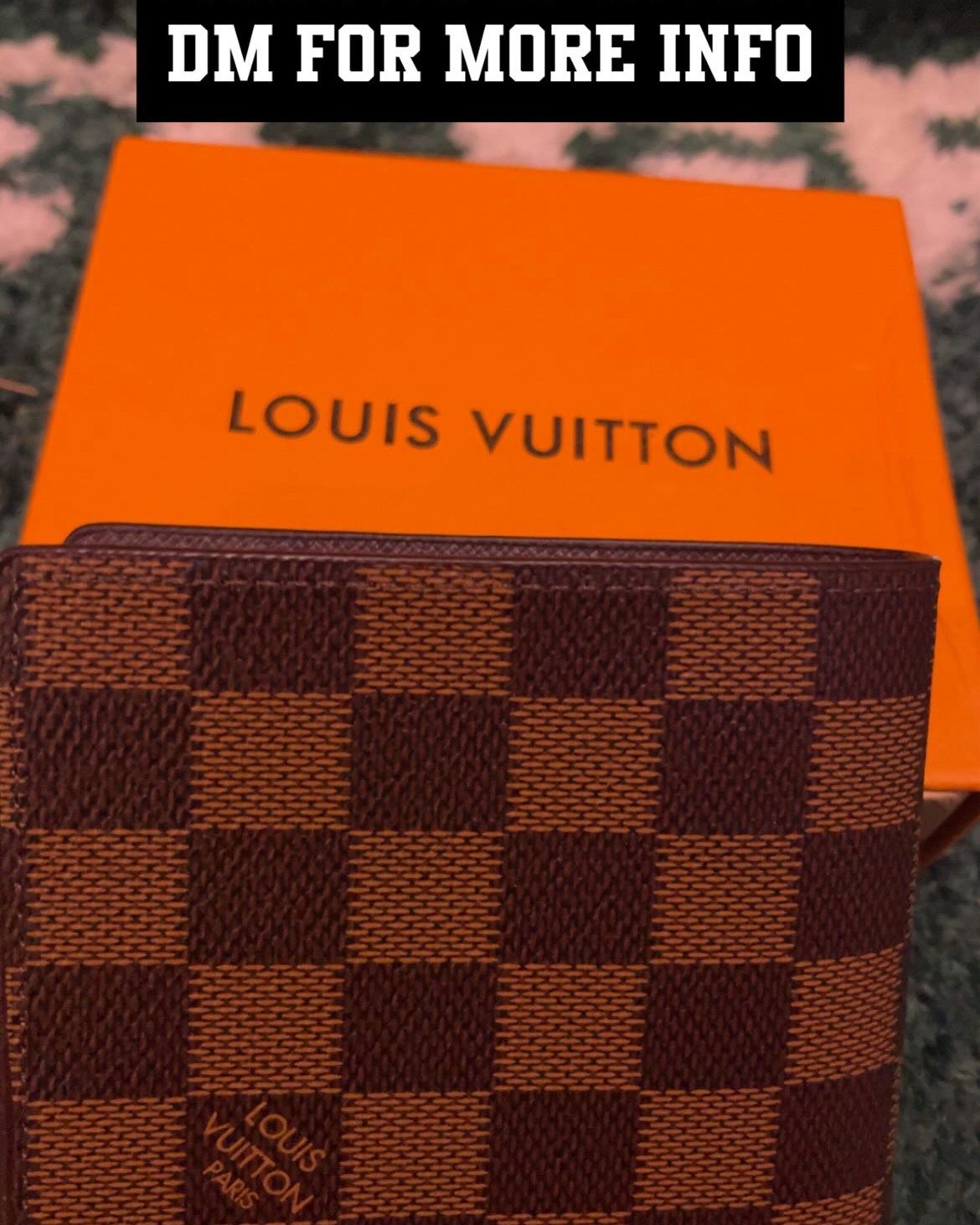 Brown And Black Louis Vuitton Wallet