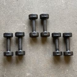 York Roundhead Dumbbells