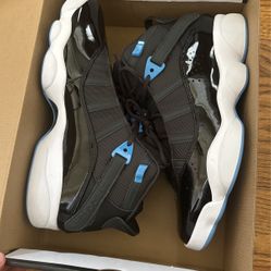 nike jordan 6 rings anthracite university blue sz 11 