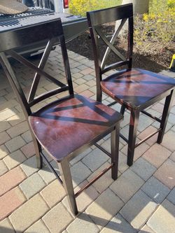 Wooden stools