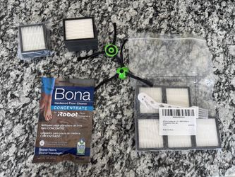 Roomba j7+ / i7+ Filters (8-pack) + Side Brushes + Bona Cleaner