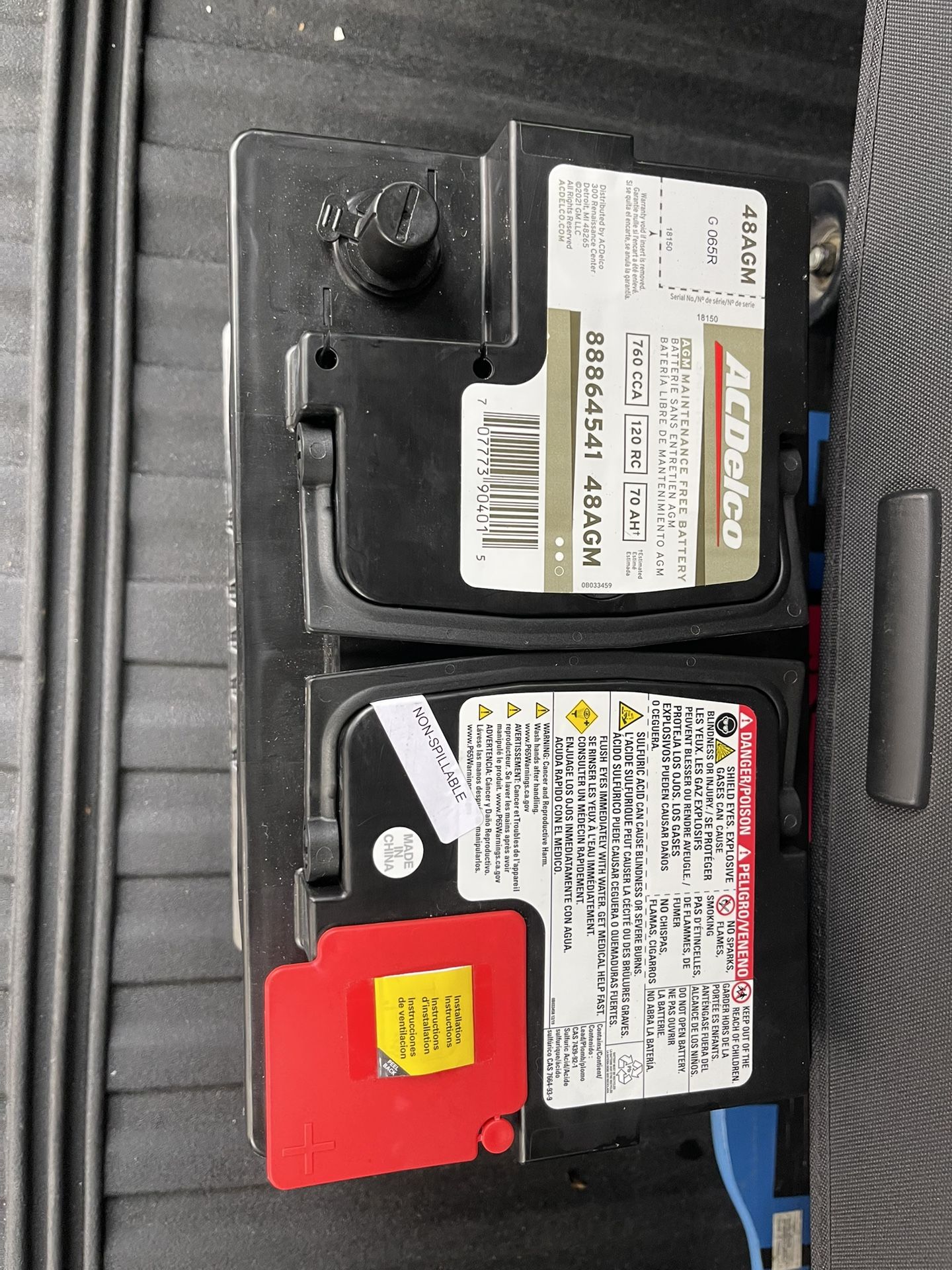 2019 ACURA RDX and Up Battery