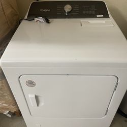 **USED** Whirlpool 7-cu ft Side Swing DoorSteam Cycle Gas Dryer (White)