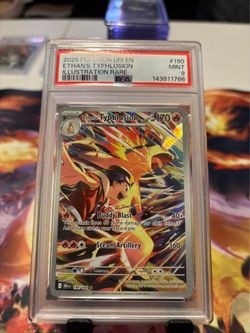 Ethan's Typhlosion 190/182 Sv10: Destined Rivals Holo PSA 9.