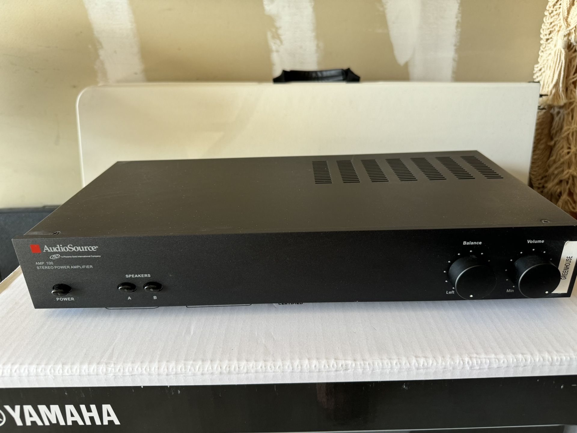Audiosource 100w rack style amplifier