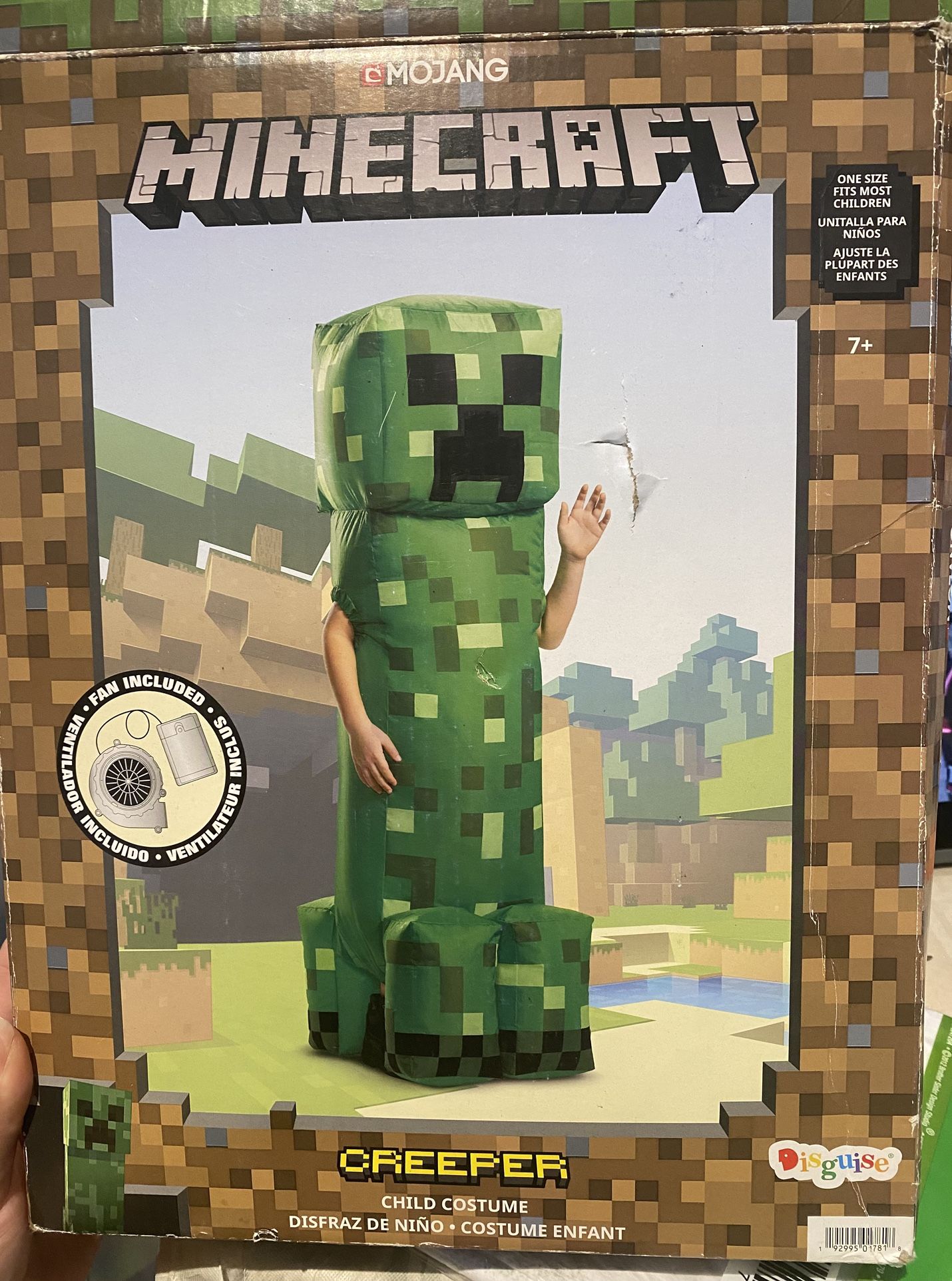 Minecraft Inflatable Creeper Costume 