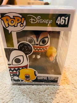Funko POP #461 The Nightmare Before Christmas Vampire Teddy w/ Duck-w/ Case