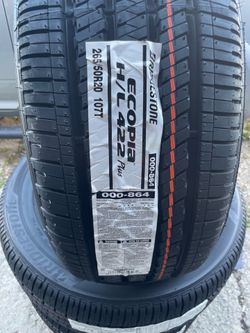 new 265/50/20 Bridgestone Ecopia H/L 422