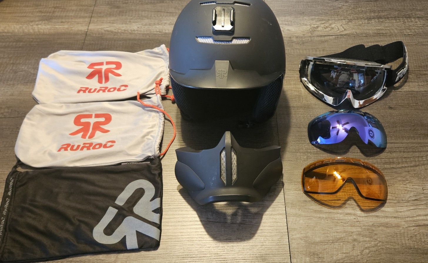 Ruroc Helmet With Extras