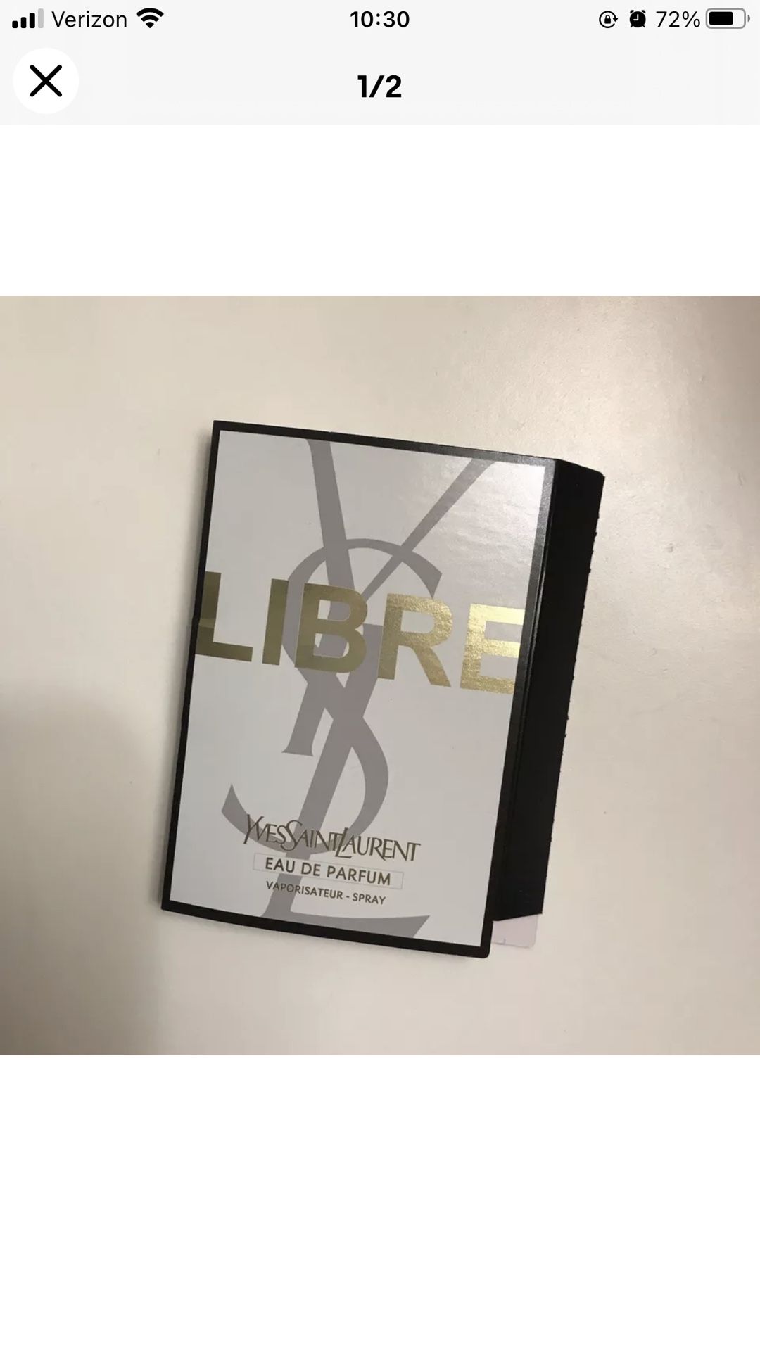 LIBRE by YVES SAINT LAURENT 0.05 oz EAU DE Parfum SPRAY SAMPLE VIAL New