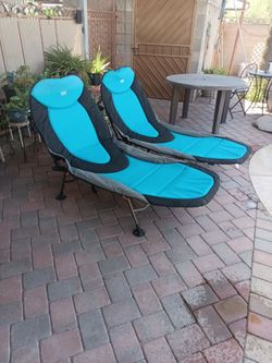 Two loungers