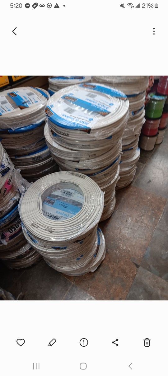Wire 14/2 EACH ROLL 