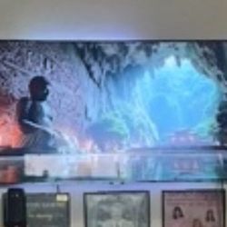 Samsung 55” Smart TV + Chromecast – Stand, Remote, 3D Glasses – $150 OBO